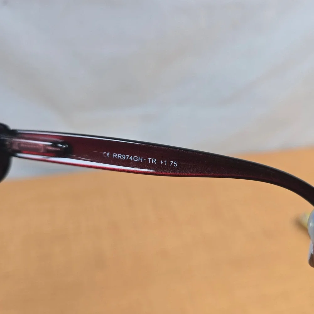 Funky Animal Print Brown Eye Glasses Frames 1